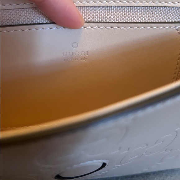 GUCCI Gilbert Calfskin GG Super Mini Shoulder Bag - Picture 11 of 13